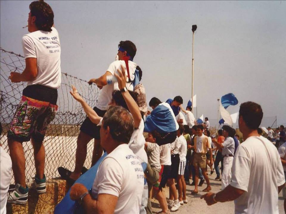 Supporters at the Schreiber Stadium